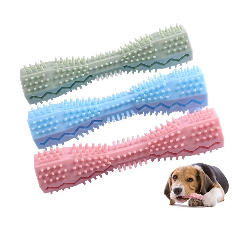 Juguete de cepillo de dientes para masticar para perros