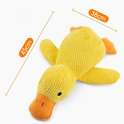 Juguete de peluche para perro con forma de pato durmiendo